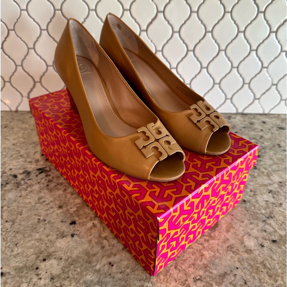 Tory Burch Peep Toe Pumps